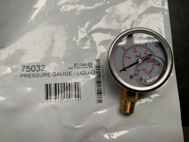 Hurlcon Lower Mount Liquid Filled Pressure Gauge (75032)