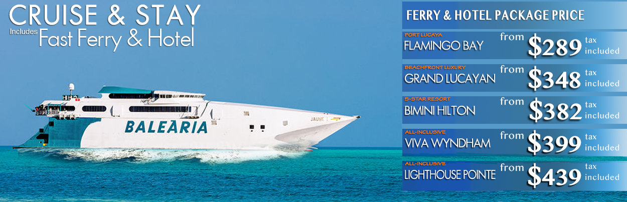 goBahamasPlus | Bahamas Fast Ferry | All Inclusive Bahamas Resorts | Cruise  & Stay | Bimini Fast Ferry