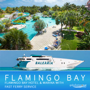 Flamingo Bay with Fast Ferry
