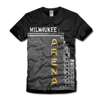 UWM Black and Gold Arena t-shirt