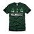 Proud to announce the 414 Milwaukee Irish Rainbow collection. This is a tribute t-shirt to the proud history of the Milwaukee Bucks. The Irish rainbow is a retro design feature running up and down the sides of the home and away uniform of the 1980s. Be proud of the city of Milwaukee and its basketball team.