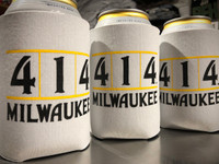 Proper Milwaukee beer koozie. 414 beer koozie is an open cell foam that absorbs water. The ability to absorb condensation from cans and bottles is one of the bene ts of this product when used in beverage insulators.