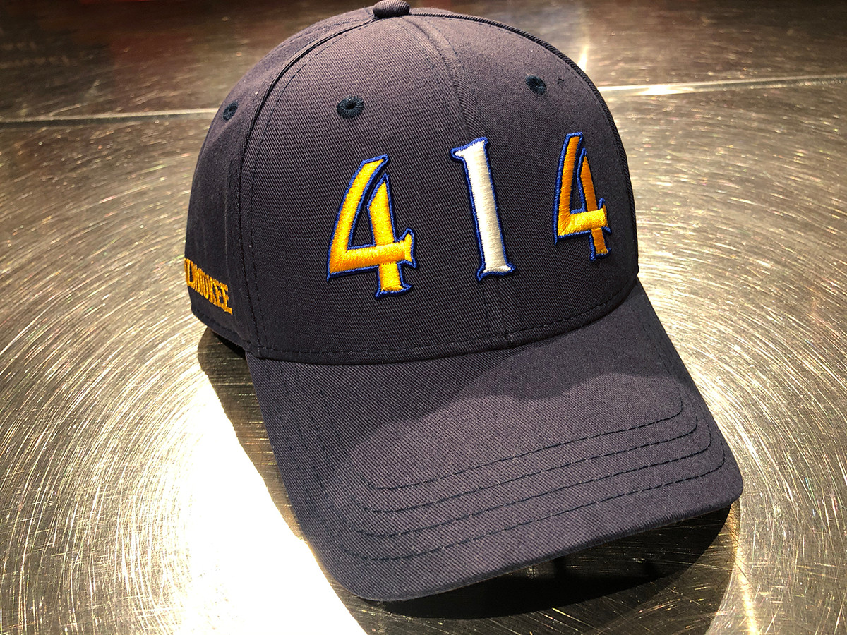 414 Milwaukee Baseball Hat Navy
