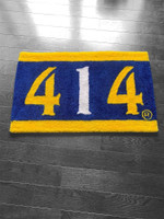 414 Blue and Gold Rug