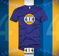 414 Baseball Team Navy Shirt