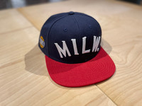 414 MILW Navy Red Hat