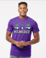 414 Milwaukee Purple Shirt
