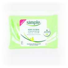 Simple Cleansing Facial Travel Wipes 7s