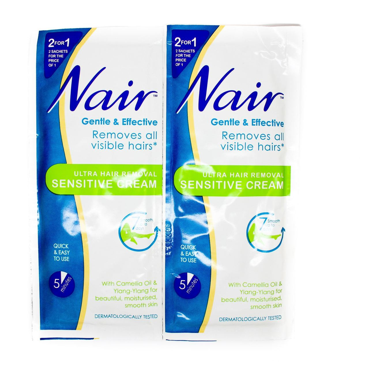 Nair Ultra Hair Removal Sensitive Cream Sachets 2x30ml - Go Tiny