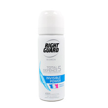 Right Guard Women Total Defence 5 Invisible Power Mini Deodorant AP Spray 50ml