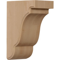 3 1/2"W x 5"D x 7 1/2"H Bedford Bracket, Mahogany