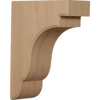 3 1/2"W x 8 1/2"D x 11"H Bedford Bracket, Mahogany