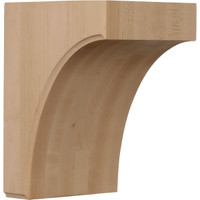 5 1/2"W x 6"D x 8"H Clarksville Bracket, Rubberwood
