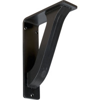 2"W  x 5 1/2"D x 8"H Oxford Triple, Wrought Iron Bracket, (Triple center brace)