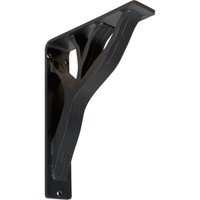 2"W  x 7 1/2"D x 10"H Haven Triple, Wrought Iron Bracket, (Triple center brace)