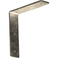 2"W x 8"D x 8"H Hamilton Bracket, Stainless Steel