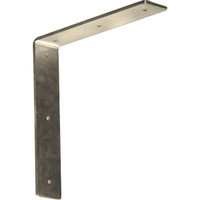 2"W x 10"D x 10"H Hamilton Bracket, Stainless Steel