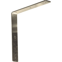 2"W x 14"D x 14"H Hamilton Bracket, Stainless Steel