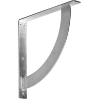 2"W x 16"D x 16"H Bulwark Bracket, Steel
