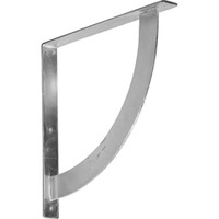 2"W x 18"D x 18"H Bulwark Bracket, Steel