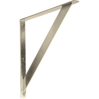 2"W x 24"D x 24"H Traditional Bracket, Stainless Steel