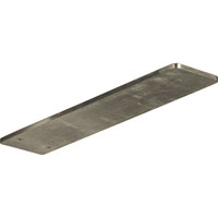 3"W x 12"D Logan Hidden Support Bracket with 8" Support Depth, Stainless Steel