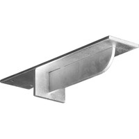 3"W x 12"D x 2"H Heaton Hidden Support Bracket with 8" Support Depth, Steel