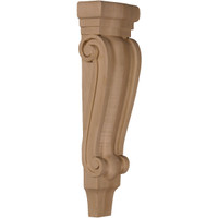 5 1/8"W x 2 3/8"D x 15 1/2"H Medium Tradtional Pilaster Corbel