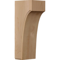 3 1/2"W x 4"D x 10"H Clarksville Bracket, Rubberwood