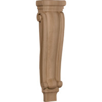 6 3/4"W x 4 1/4"D x 27 1/2"H Extra Large Traditional Pilaster Corbel, Cherry