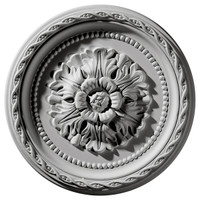 11 1/2"OD x 1 1/2"ID x 1"P Palmetto Ceiling Medallion
