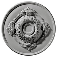 13 3/4"OD x 3 3/4"ID x 1"P Monique Ceiling Medallion