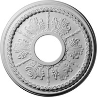 13 7/8"OD x 3 3/4"ID x 1 1/4"P Tirana Ceiling Medallion