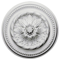 15 3/4"OD x 2"ID x 1 7/8"P Chester Ceiling Medallion