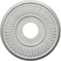 15 3/4"OD x 3 7/8"ID x 3/4"P Berkshire Ceiling Medallion (Fits Canopies up to 7")
