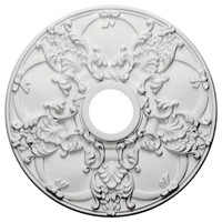 18"OD x 3 1/2"ID x 1 3/8"P Norwich Ceiling Medallion