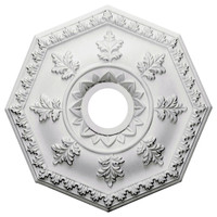 18"OD x 3 1/2"ID x 1 1/2"P Nottingham Ceiling Medallion