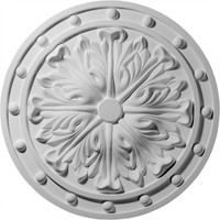 20 1/2"OD x 2"ID x 1 1/2"P Foster Acanthus Leaf Ceiling Medallion