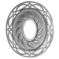20 5/8"W x 17 1/2"H x 7 1/2" x 4 1/2"ID x 1 1/8"P Loera Ceiling Medallion