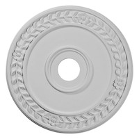 21 1/8"OD x 3 5/8"ID x 7/8"P Wreath Ceiling Medallion (Fits Canopies up to 6")