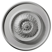 23 1/2"OD x 2 3/4"P Floral Ceiling Medallion