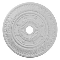 26 3/4"OD x 3 5/8"ID x 1 1/8"P Leaf Ceiling Medallion