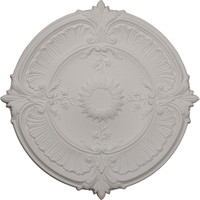 30 1/8"OD x 3 1/4" ID x 1 1/2"P Attica Acanthus Leaf Ceiling Medallion