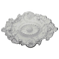 30 1/2"W x 20"H x 1 1/2"P Strasbourg Ceiling Medallion