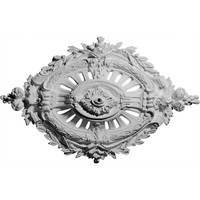 35 7/8"W x 22 1/2"H x 4 3/8"P Antonio Ceiling Medallion
