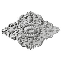 42 3/4"W x 28 7/8"H x 1"P Ashford Ceiling Medallion