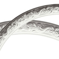 28 3/4"OD x 24 3/4"ID x 2"W x 1"P Kent Ceiling Ring (1/4 of complete circle)