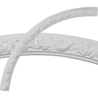 40"OD x 36"ID x 2"W x 7/8"P Sussex Floral Ceiling Ring (1/4 of complete circle)