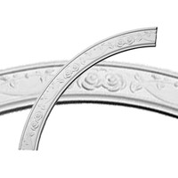 41"OD x 34 1/4"ID x 3 3/8"W x 3/4"P Flower Ceiling Ring (1/4 of complete circle)