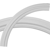 41 3/4"OD x 35 1/4"ID x 3 1/4"W x 3/4"P Traditional Ceiling Ring (1/4 of complete circle)